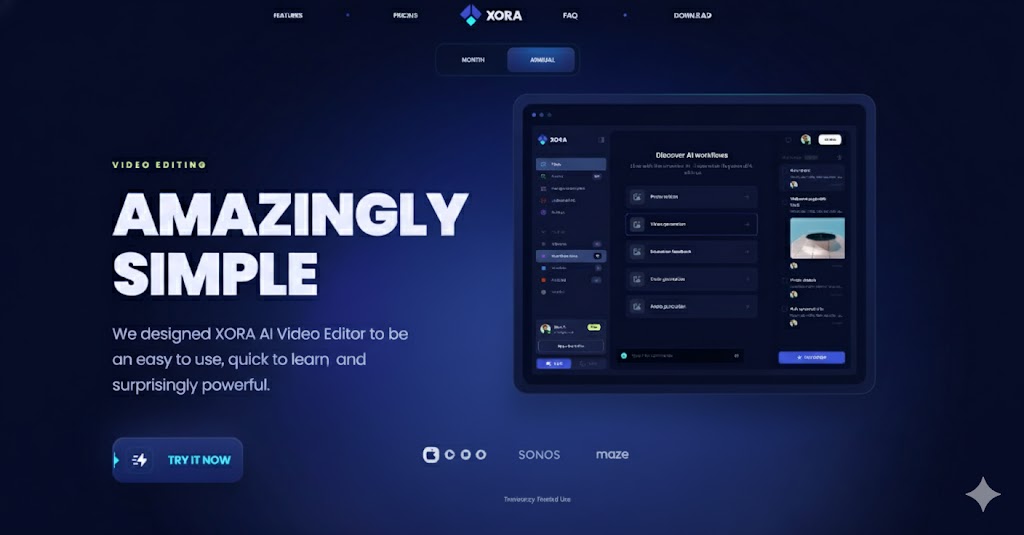 XORA - AI Video Editor